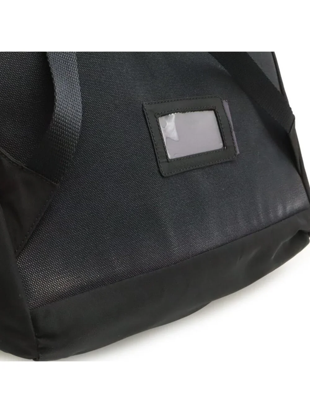 Prada Triangle Logo Backpack Nylon Nero Black Silver